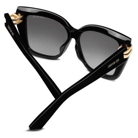 MissDior S1F Black Rectangular Sunglasses 